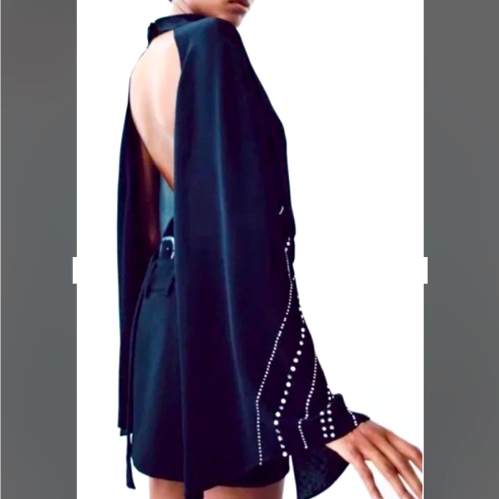 Zara open back top